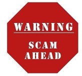 warning scam ahead